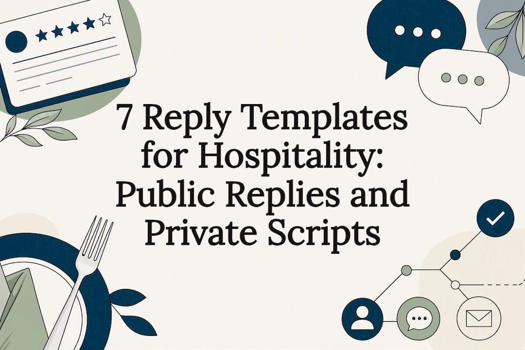 7 Reply Templates for Hospitality: Public Replies and Private Scripts