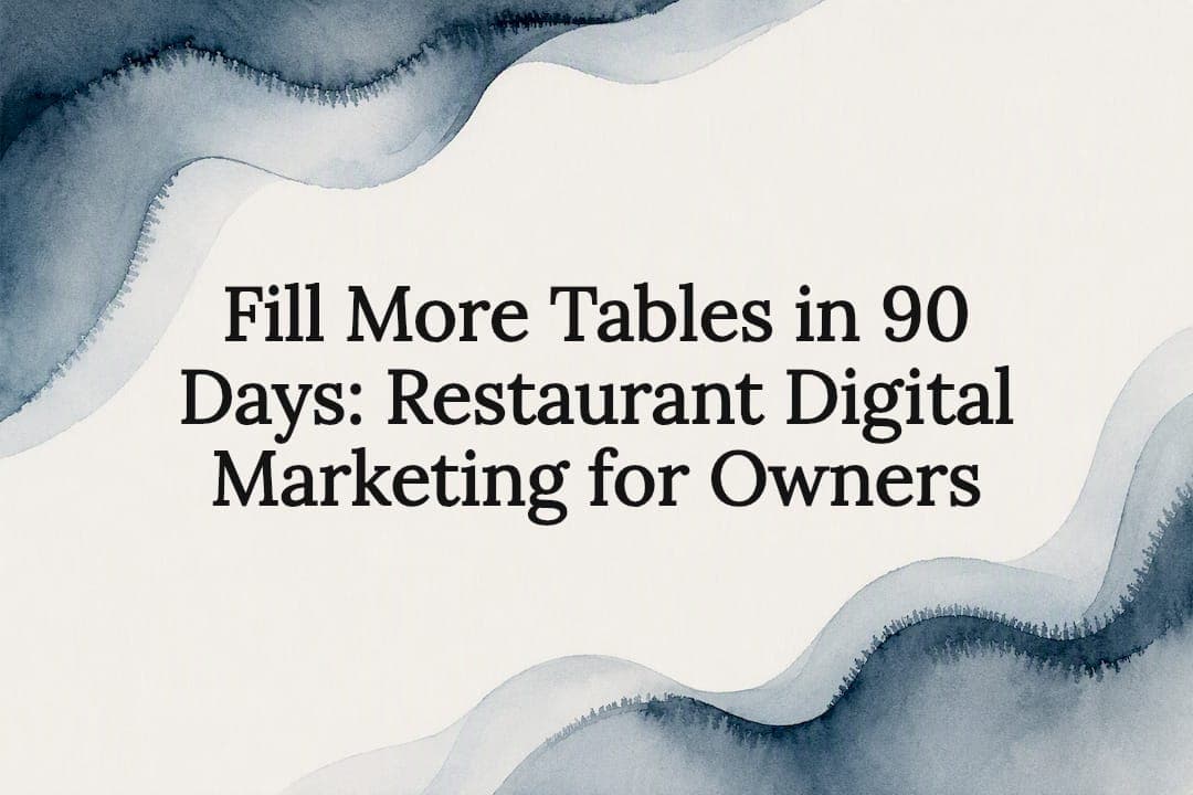 Fill More Tables in 90 Days: Restaurant Digital Marketing for Owners