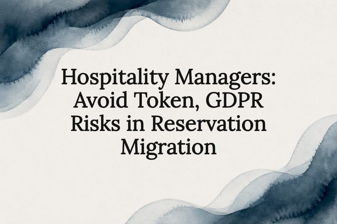Hospitality Managers: Avoid Token, GDPR Risks in Reservation Migration